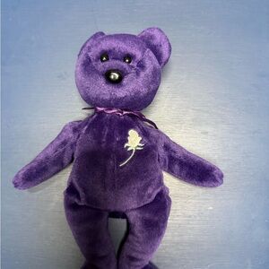 Ty Beanie Baby Princess Diana Bear 1997 (Rare Collectable) Mint